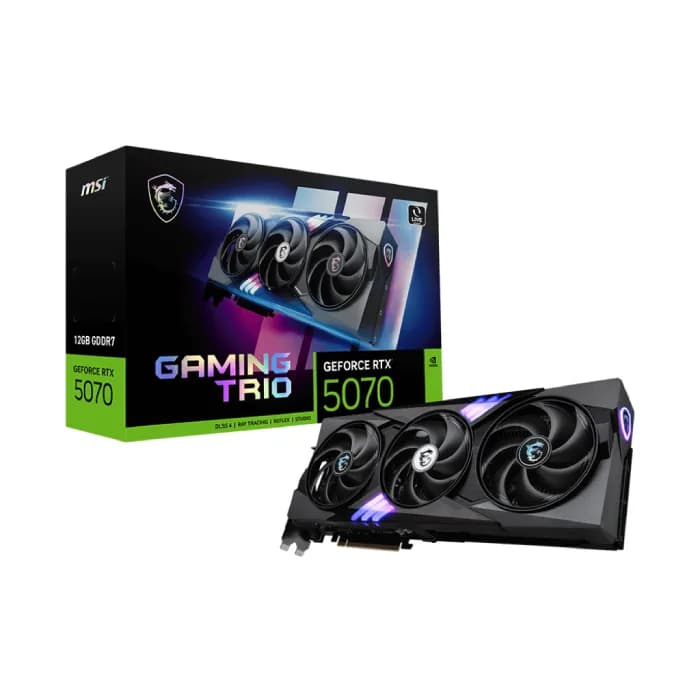 کارت گرافیک ام اس آی مدل GeForce RTX 5070 12G GAMING TRIO OC | عماد رایان کارت گرافیک ام اس آی مدل GeForce RTX 5070 12G GAMING TRIO OC
