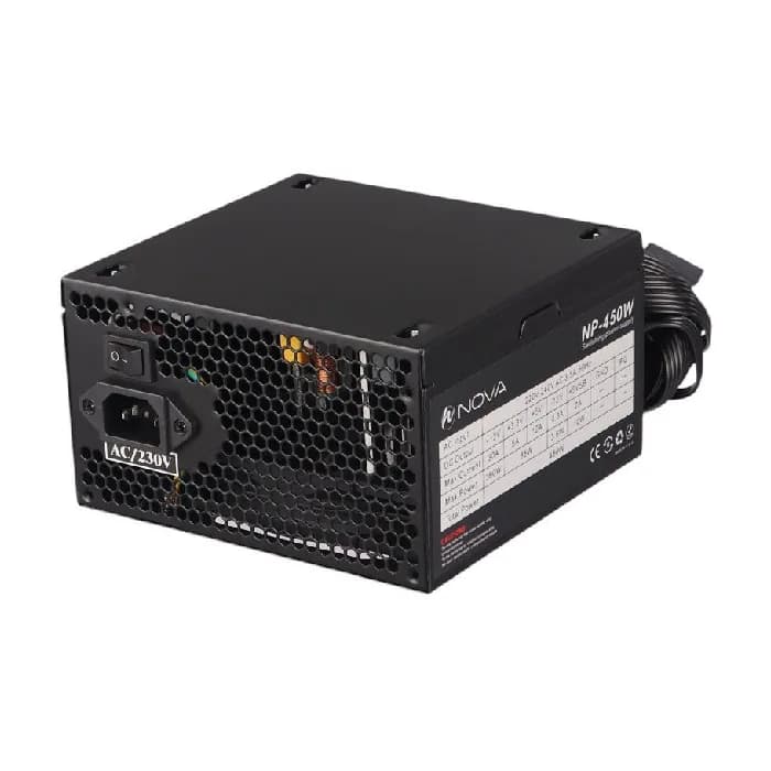 منبع تغذیه نوا مدل Nova NP-450W | عماد رایان منبع تغذیه نوا مدل Nova NP-450W