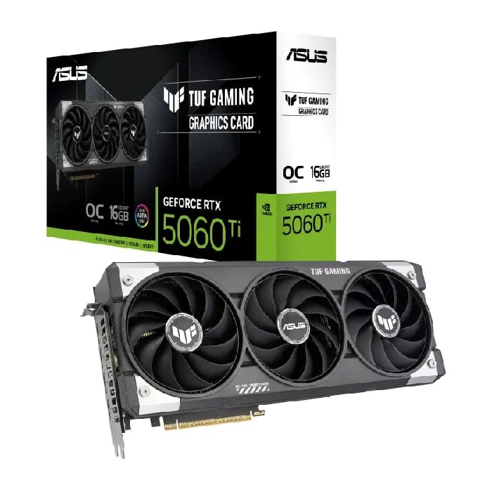 کارت گرافیک ایسوس مدل TUF Gaming GeForce RTX 5060 Ti OC 16GB