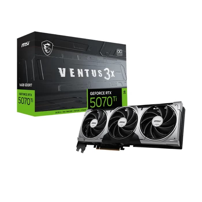 کارت گرافیک ام اس آی مدل GeForce RTX™ 5070 Ti 16G VENTUS 3X OC