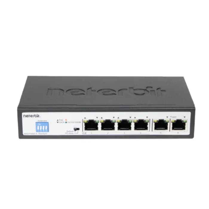 سوئیچ غیرمدیریتی 6 پورت نتربیت مدل NGS-F1006P-A