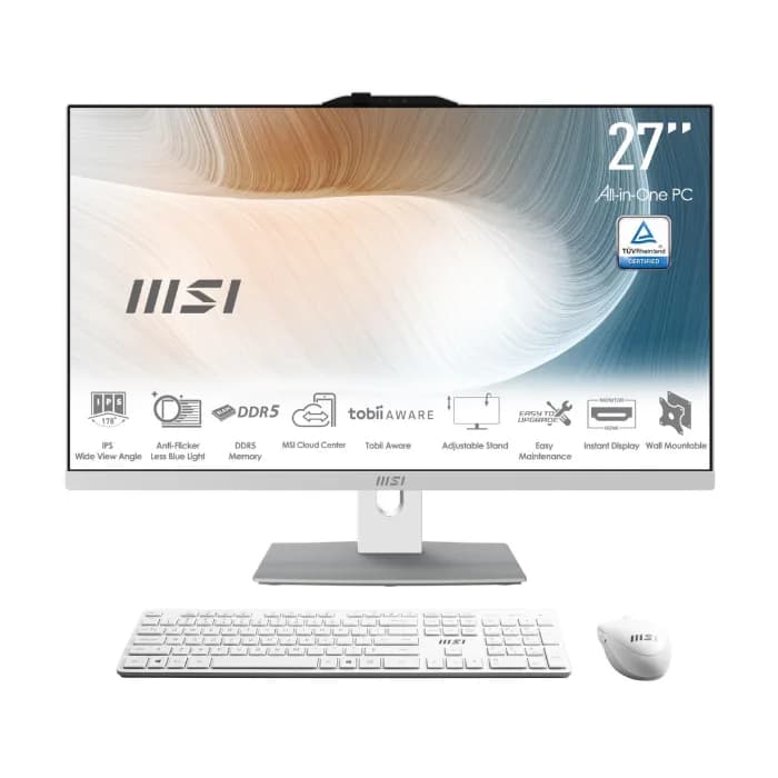 کامپیوتر All in One ام اس آی AM272P 1M - Core 3 100U 8GB 500GB