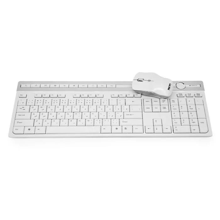 کیبورد و ماوس بی سیم تسکو Tsco 7106W White