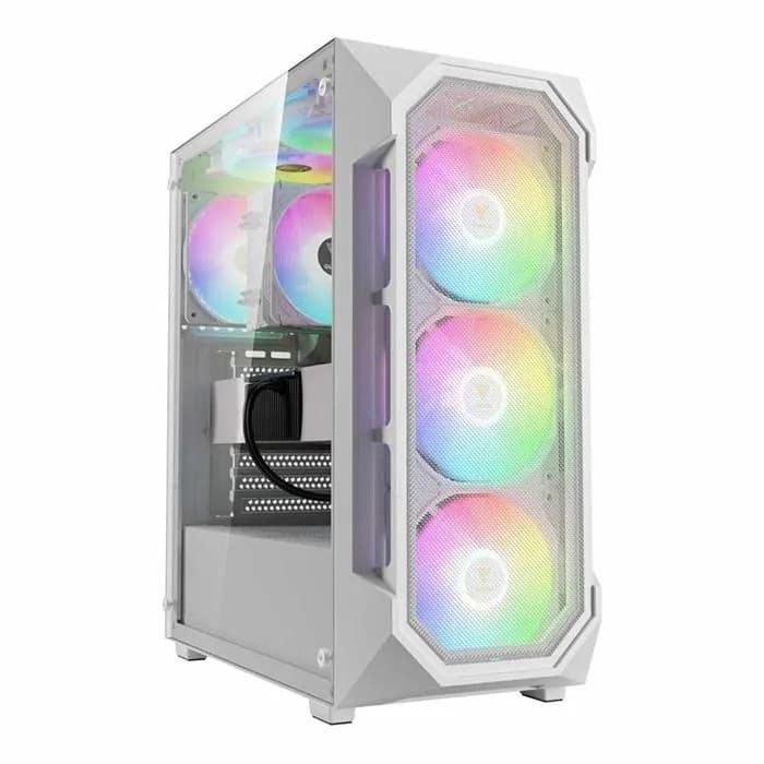 کیس کامپیوتر گیم دیاس مدل AURA GC1 Elite Argb White | عماد رایان کیس کامپیوتر گیم دیاس مدل AURA GC1 Elite Argb White