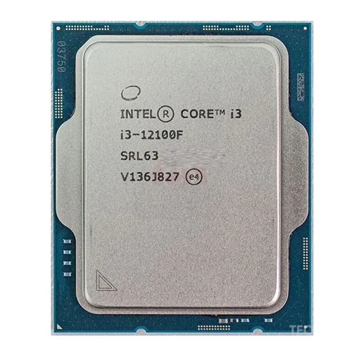 پردازنده اینتل Core i3 12100F بدون باکس | عماد رایان پردازنده اینتل Core i3 12100F بدون باکس