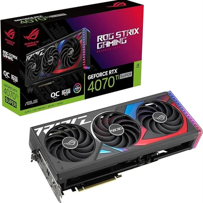 کارت گرافیک ایسوس ROG Strix GeForce RTX™ 4070 Ti SUPER OC 16G