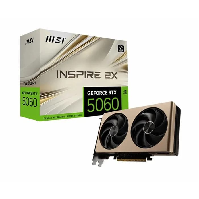 کارت گرافیک ام اس آی مدل GeForce RTX 5060 8G INSPIRE 2X OC