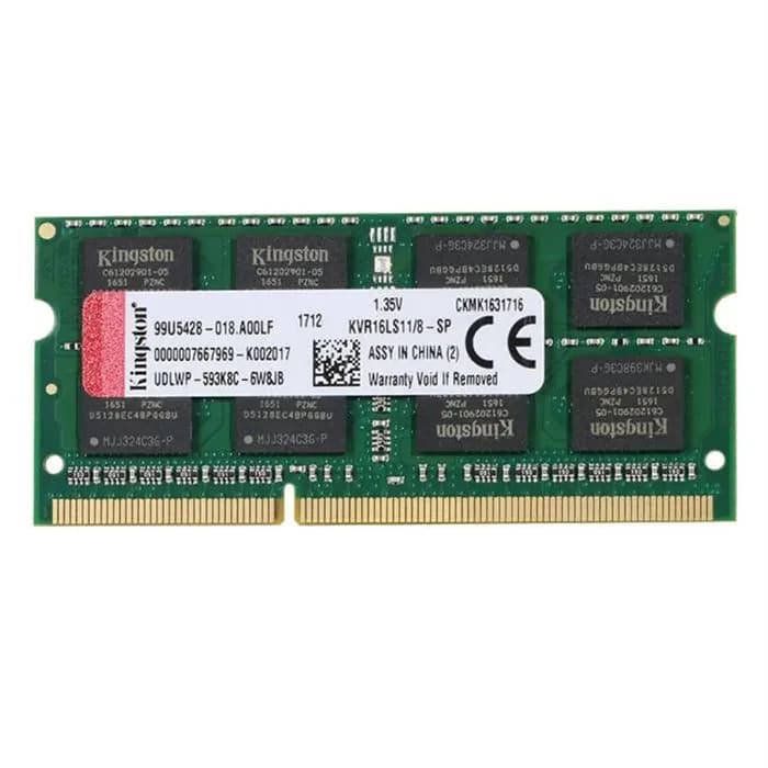 رم لپ تاپ کینگستون مدل PC4 تک کاناله فرکانس 3200Mhz ظرفیت 16 گیگابایت