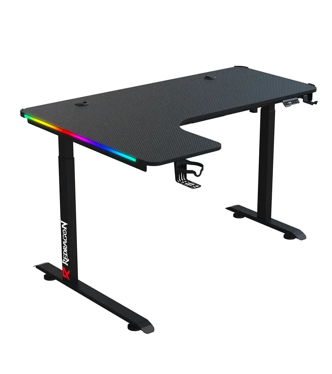 میز گیمینگ 2 موتور ردراگون GD 3400 M BLACK 140cm RGB