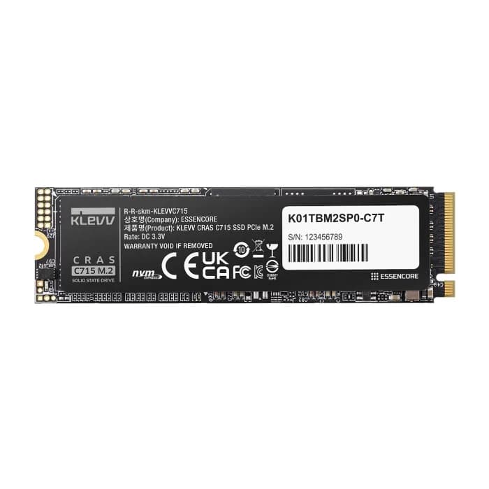 اس اس دی اینترنال M.2 NVMe کلو مدل CRAS C715 ظرفیت 1 ترابایت SSD