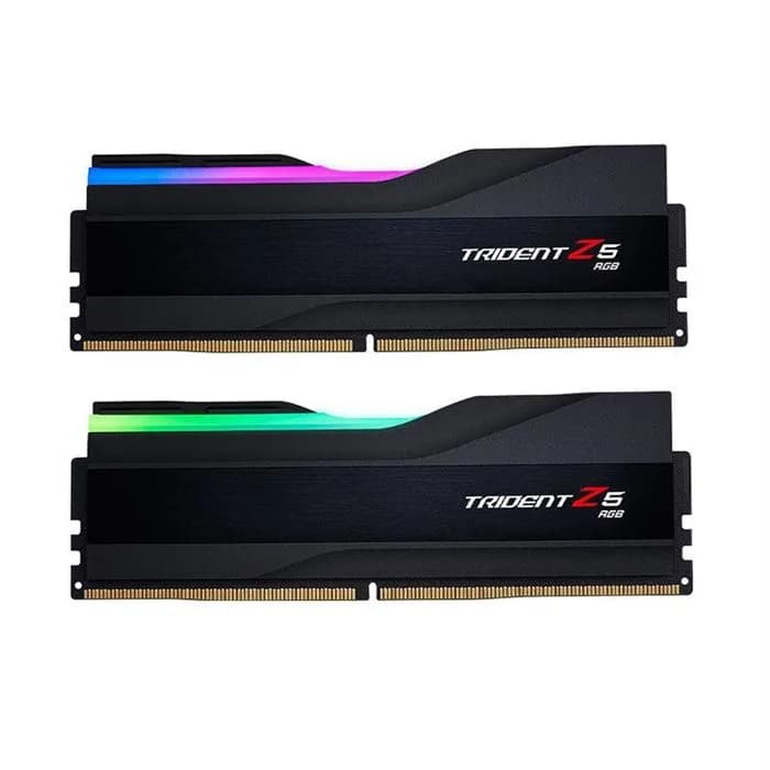 رم دسکتاپ جی اسکیل مشکی مدل TRIDENT Z5 RGB DDR5 دو کاناله 7600 مگاهرتز ظرفیت (2x16GB) 32 گیگابایت
