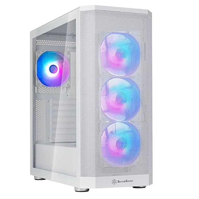 کیس سیلوراستون سفید Case SilverStone FARA 514X