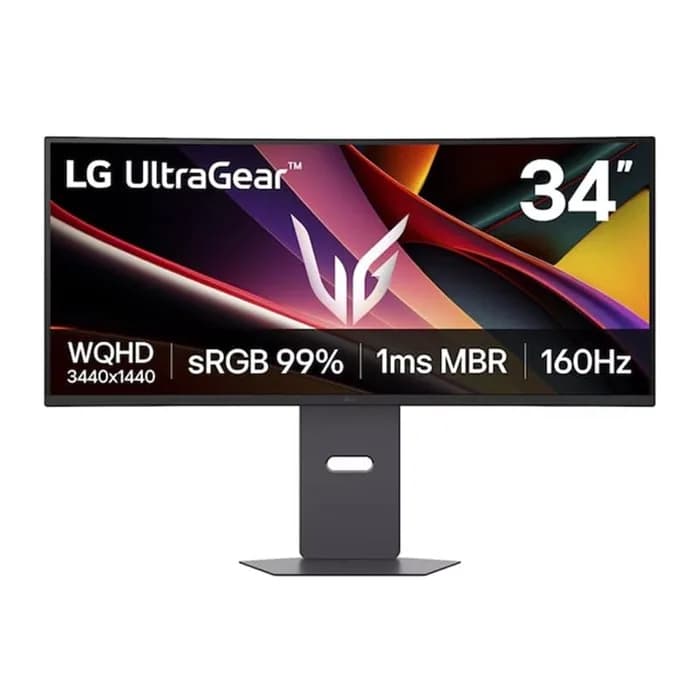 مانیتور منحنی 34 اینچ ال جی مدل UltraWide 34G600A-B (160 هرتز)