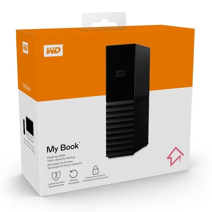 هارد اکسترنال وسترن دیجیتال مدل My Book ظرفیت 14 ترابایت