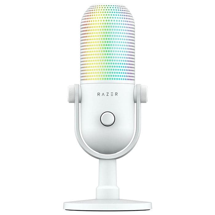 میکروفون ریزر سفید Razer Seiren V3 Chroma | عماد رایان میکروفون ریزر سفید Razer Seiren V3 Chroma