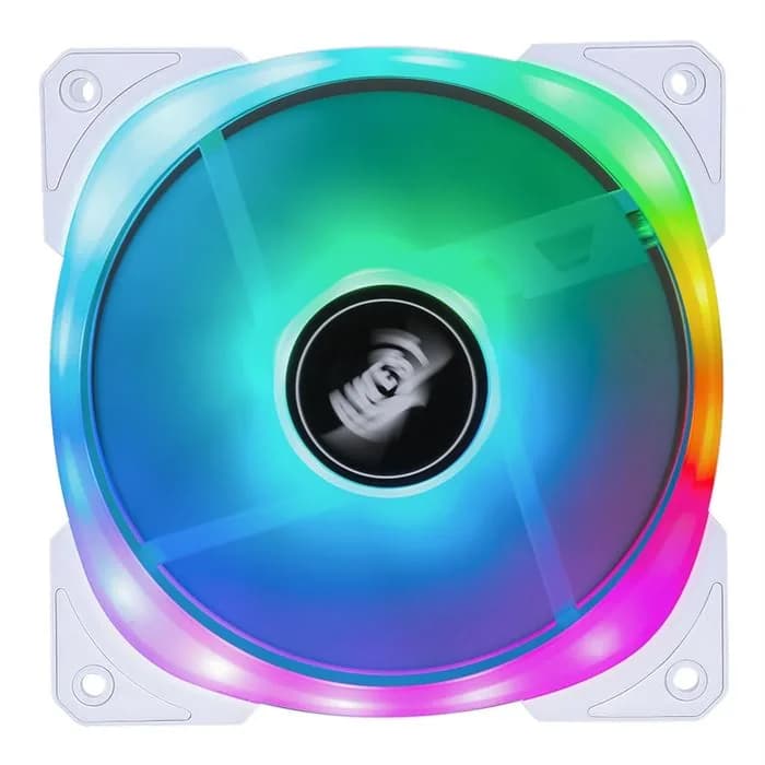 فن کیس اوست مدل سفید GT-AVS120 ARGB | عماد رایان فن کیس اوست مدل سفید GT-AVS120 ARGB