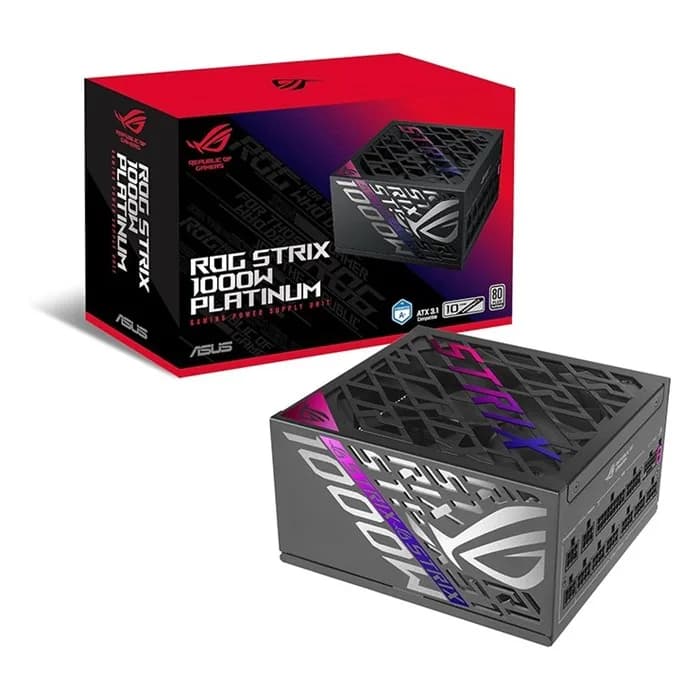پاور فول ماژولار 1000 وات ایسوس مدل ROG STRIX Platinum | عماد رایان پاور فول ماژولار 1000 وات ایسوس مدل ROG STRIX Platinum