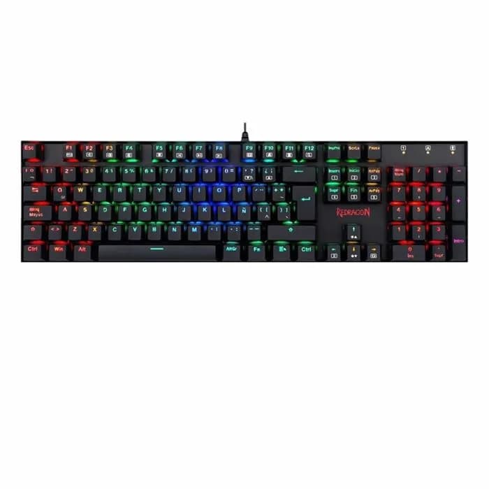 کیبورد مخصوص بازی ردراگون مدل K551 MITRA RGB | عماد رایان کیبورد مخصوص بازی ردراگون مدل K551 MITRA RGB