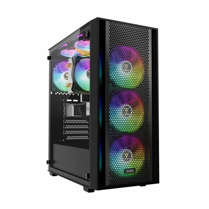کیس کامپیوتر گیم دیاس مدل AURA GC2 Elite Mesh ARGB Mid-tower | عماد رایان کیس کامپیوتر گیم دیاس مدل AURA GC2 Elite Mesh ARGB Mid-tower