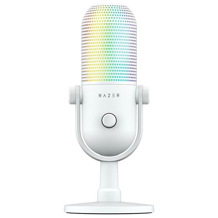 میکروفون ریزر سفید Razer Seiren V3 Chroma — سفید | عماد رایان میکروفون ریزر سفید Razer Seiren V3 Chroma — سفید
