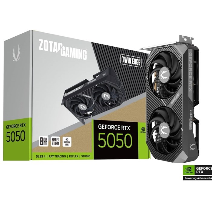 کارت گرافیک زوتاک گیمینگ GeForce RTX 5050 Twin Edge 8GB OC — | عماد رایان کارت گرافیک زوتاک گیمینگ GeForce RTX 5050 Twin Edge 8GB OC —
