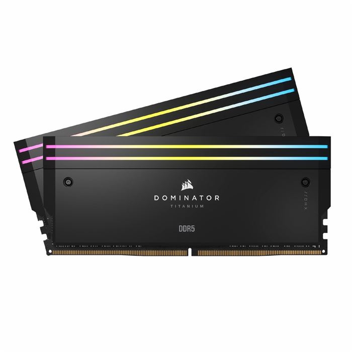 رم کامپیوتر DDR5 دو کاناله 7600 مگاهرتز CL36 کورسیر Dominator Titanium RGB ظرفیت 32 گیگابایت — | عماد رایان رم کامپیوتر DDR5 دو کاناله 7600 مگاهرتز CL36 کورسیر Dominator Titanium RGB ظرفیت 32 گیگابایت —
