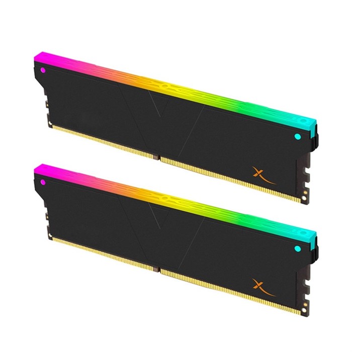 رم وی کالر دو کاناله XSky 32GB (2 x 16GB) DDR5 6000 RGB CL28 — مشکی | عماد رایان رم وی کالر دو کاناله XSky 32GB (2 x 16GB) DDR5 6000 RGB CL28 — مشکی