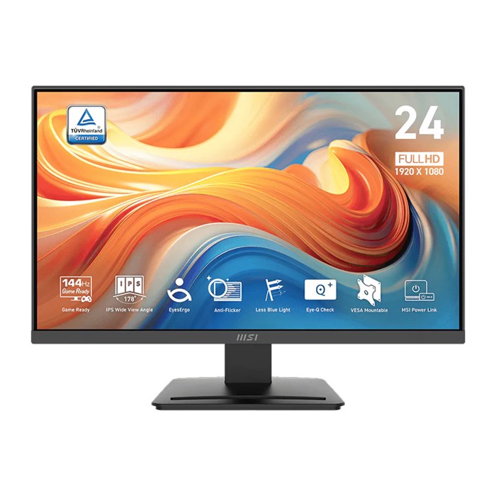 مانیتور 24 اینچ ام اس آی مدل PRO MP243L E14 — مشکی | عماد رایان مانیتور 24 اینچ ام اس آی مدل PRO MP243L E14 — مشکی
