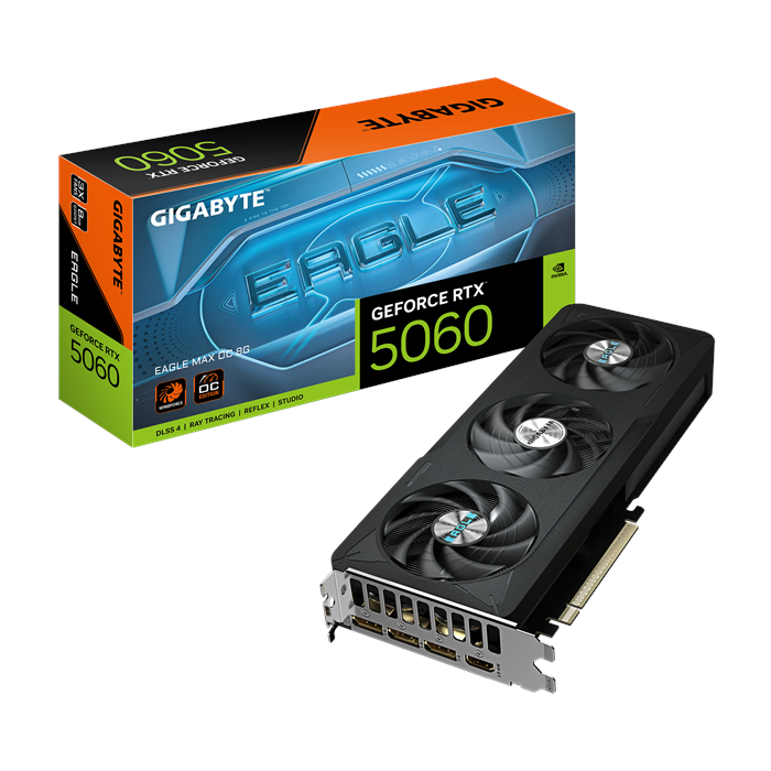 کارت گرافیک گیگابایت مدل GeForce RTX™ 5060 EAGLE MAX OC 8G — | عماد رایان کارت گرافیک گیگابایت مدل GeForce RTX™ 5060 EAGLE MAX OC 8G —