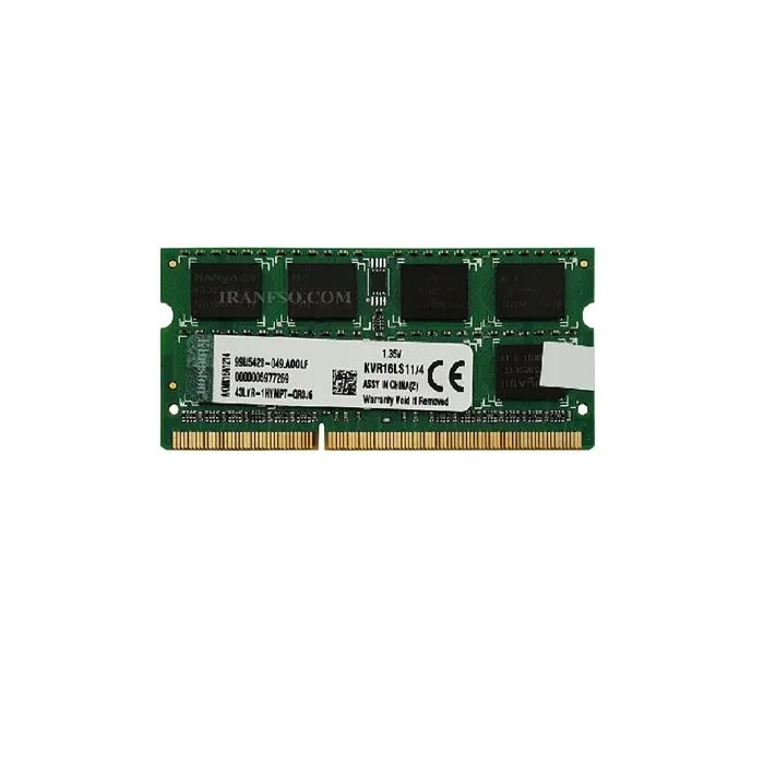 رم لپ تاپ کینگستون 4 گیگ DDR3-PC3L-1600-12800 MHZ 1.35V — | عماد رایان رم لپ تاپ کینگستون 4 گیگ DDR3-PC3L-1600-12800 MHZ 1.35V —