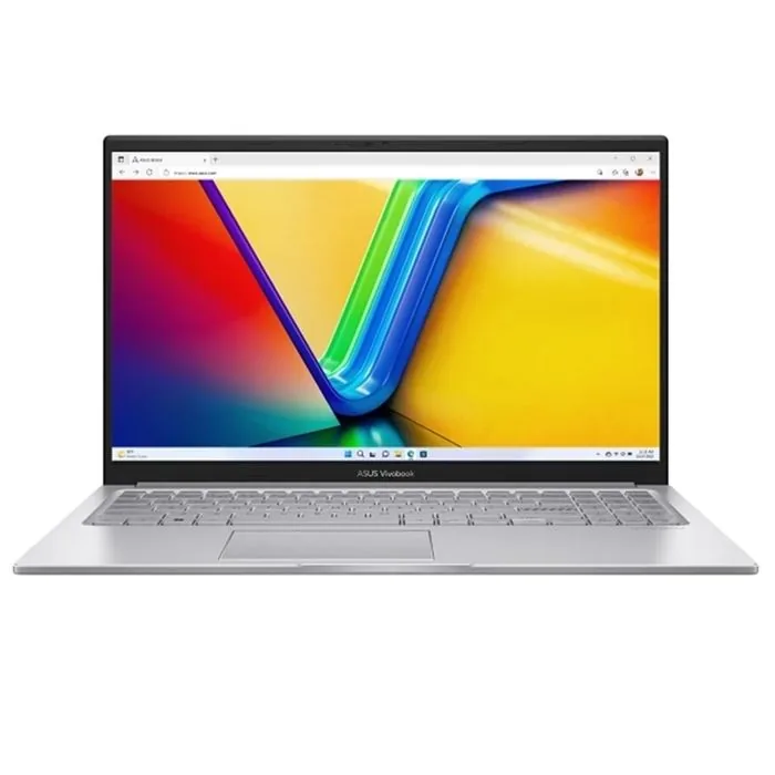 لپ تاپ ایسوس Vivobook A1504VA پردازنده Core i7 1355U رم 16GB حافظه 512GB — نقرهای | عماد رایان لپ تاپ ایسوس Vivobook A1504VA پردازنده Core i7 1355U رم 16GB حافظه 512GB — نقرهای