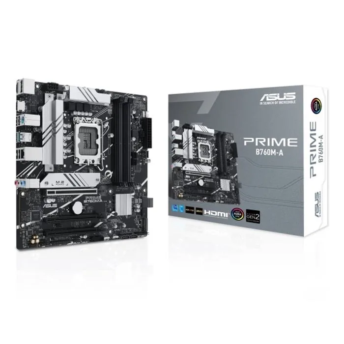 مادربرد ایسوس Motherboard Asus Prime B760M-A DDR5 — | عماد رایان مادربرد ایسوس Motherboard Asus Prime B760M-A DDR5 —