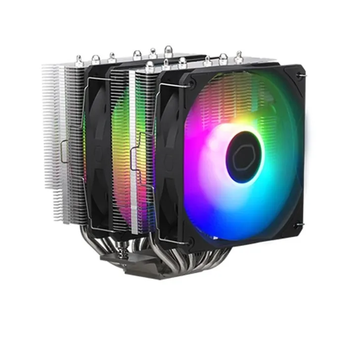 خنک کننده پردازنده کولر مستر مدل T620s ARGB LGA1700 — | عماد رایان خنک کننده پردازنده کولر مستر مدل T620s ARGB LGA1700 —