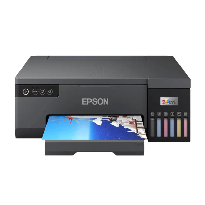 پرینتر جوهرافشان اپسون EcoTank L8050 — مشکی | عماد رایان پرینتر جوهرافشان اپسون EcoTank L8050 — مشکی