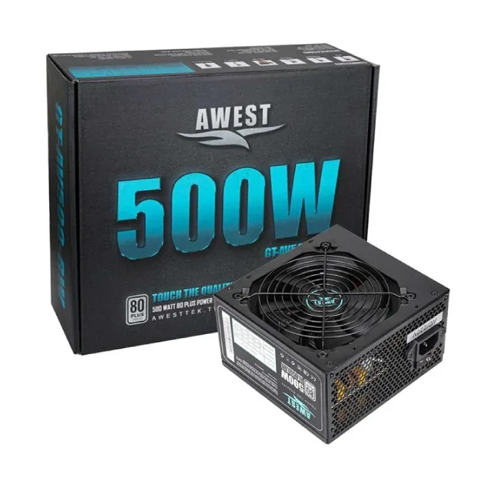منبع تغذیه 500 واتی اوست مدل GT-AV500-BW — | عماد رایان منبع تغذیه 500 واتی اوست مدل GT-AV500-BW —