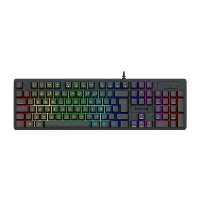 کیبورد گیمینگ باسیم ردراگون K521 Rainbow — | عماد رایان کیبورد گیمینگ باسیم ردراگون K521 Rainbow —