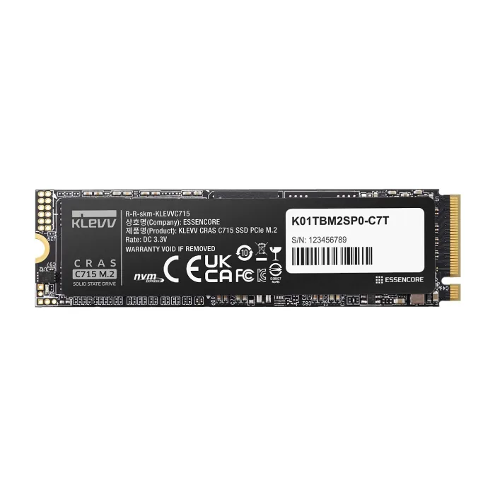 اس اس دی اینترنال M.2 NVMe کلو مدل CRAS C715 ظرفیت 512 گیگابایت — | عماد رایان اس اس دی اینترنال M.2 NVMe کلو مدل CRAS C715 ظرفیت 512 گیگابایت —