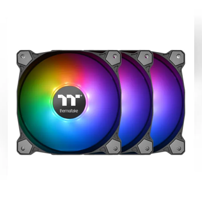 فن کیس ترمالتیک مدل Pure 12 ARGB Sync Radiator Fan TT Premium Edition پک 3 عددی — | عماد رایان فن کیس ترمالتیک مدل Pure 12 ARGB Sync Radiator Fan TT Premium Edition پک 3 عددی —