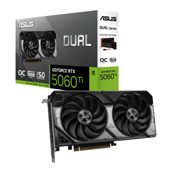 کارت گرافیک ایسوس مدل Dual GeForce RTX 5060 Ti 16GB GDDR7 OC Edition — | عماد رایان کارت گرافیک ایسوس مدل Dual GeForce RTX 5060 Ti 16GB GDDR7 OC Edition —