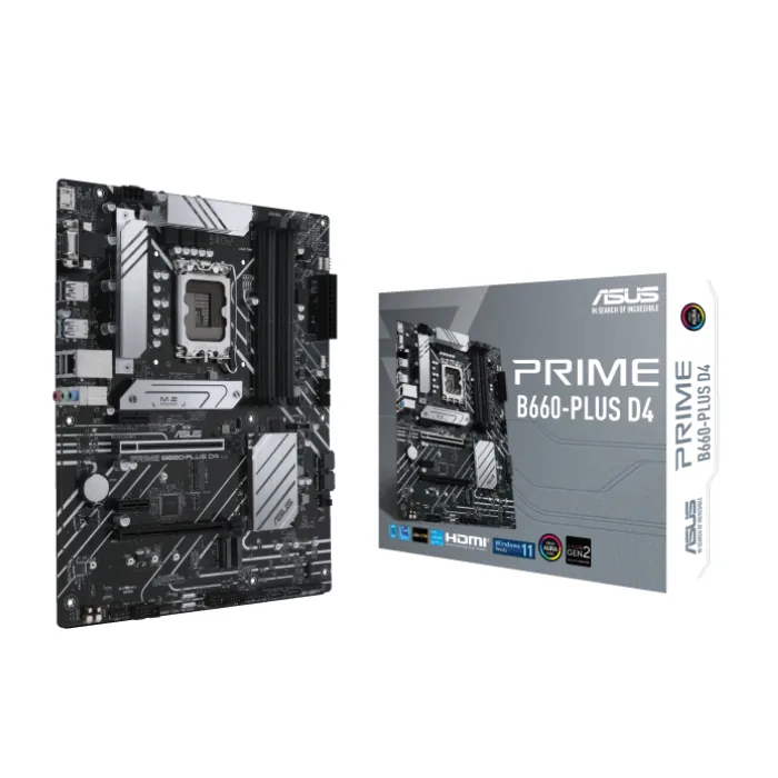 مادربرد ایسوس Motherboard Asus Prime B660-PLUS D4 — | عماد رایان مادربرد ایسوس Motherboard Asus Prime B660-PLUS D4 —