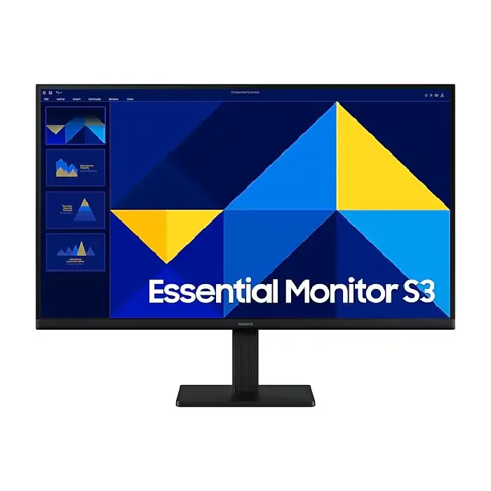 مانیتور 27 اینچ سامسونگ مدل Essential Monitor S3 S30GD LS27D300GAEXXS (100 هرتز) — | عماد رایان مانیتور 27 اینچ سامسونگ مدل Essential Monitor S3 S30GD LS27D300GAEXXS (100 هرتز) —