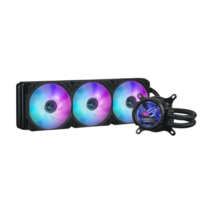 فن مایع پردازنده ایسوس ROG Strix LC III 360 LCD ARGB — مشکی | عماد رایان فن مایع پردازنده ایسوس ROG Strix LC III 360 LCD ARGB — مشکی