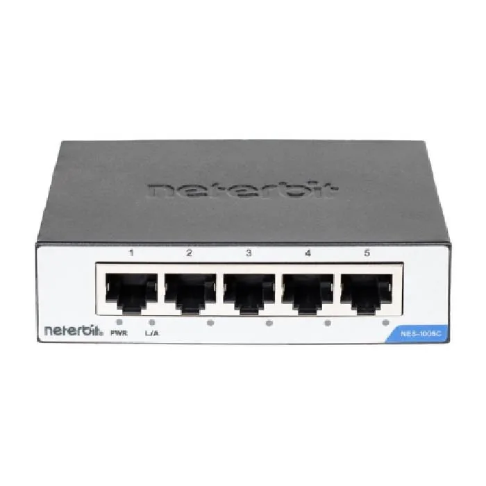 سوییچ 5 پورت غیر مدیریتی نتربیت NES-1005C — | عماد رایان سوییچ 5 پورت غیر مدیریتی نتربیت NES-1005C —