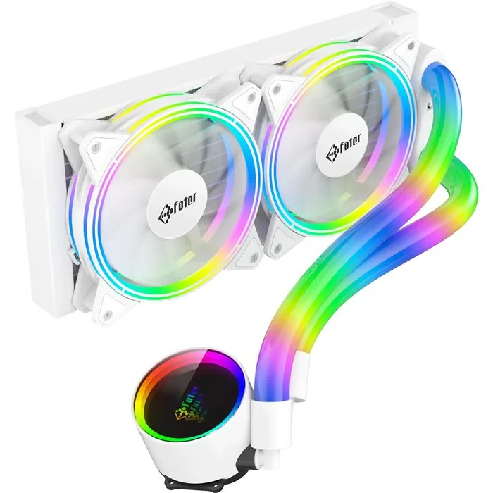 خنک کننده مایع پردازنده فاطر مدل Fater FW-240R2W1 White — | عماد رایان خنک کننده مایع پردازنده فاطر مدل Fater FW-240R2W1 White —
