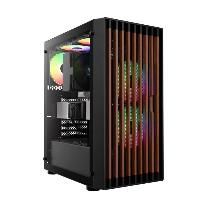 کیس کامپیوتر گیم دیاس مدل AURA GC4 Black — مشکی | عماد رایان کیس کامپیوتر گیم دیاس مدل AURA GC4 Black — مشکی