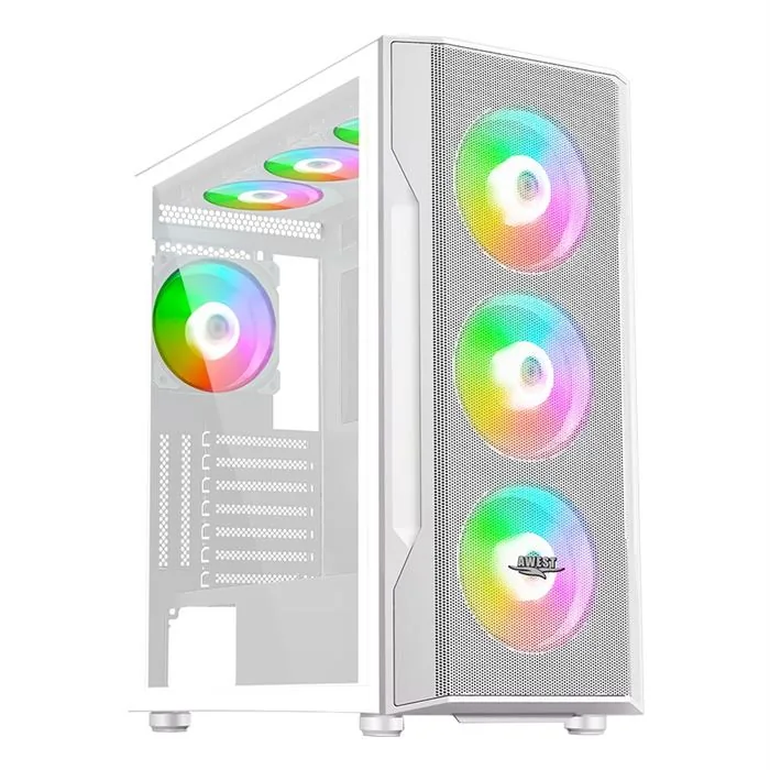 کیس گیمینگ اوست مدل Awest GT-AV12-MW — سفید | عماد رایان کیس گیمینگ اوست مدل Awest GT-AV12-MW — سفید