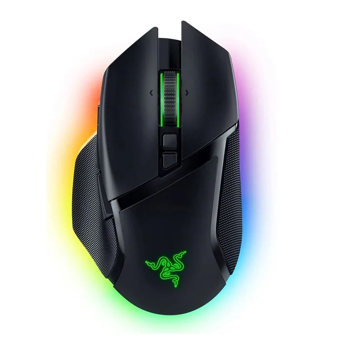 ماوس بی سیم گیمینگ ریزر Basilisk V3 Pro — سفید | عماد رایان ماوس بی سیم گیمینگ ریزر Basilisk V3 Pro — سفید