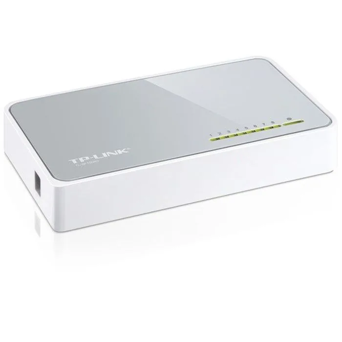 سوئیچ 8 پورت دسکتاپ تی پی لینک مدل TL-SF1008D — | عماد رایان سوئیچ 8 پورت دسکتاپ تی پی لینک مدل TL-SF1008D —