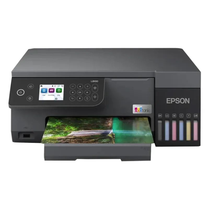 پرینتر چندکاره جوهر افشان اپسون مدل EcoTank L8100 — مشکی | عماد رایان پرینتر چندکاره جوهر افشان اپسون مدل EcoTank L8100 — مشکی