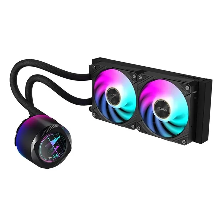 خنک کننده مایع پردازنده گیگابایت مدل AORUS Waterforce X II 240 — | عماد رایان خنک کننده مایع پردازنده گیگابایت مدل AORUS Waterforce X II 240 —